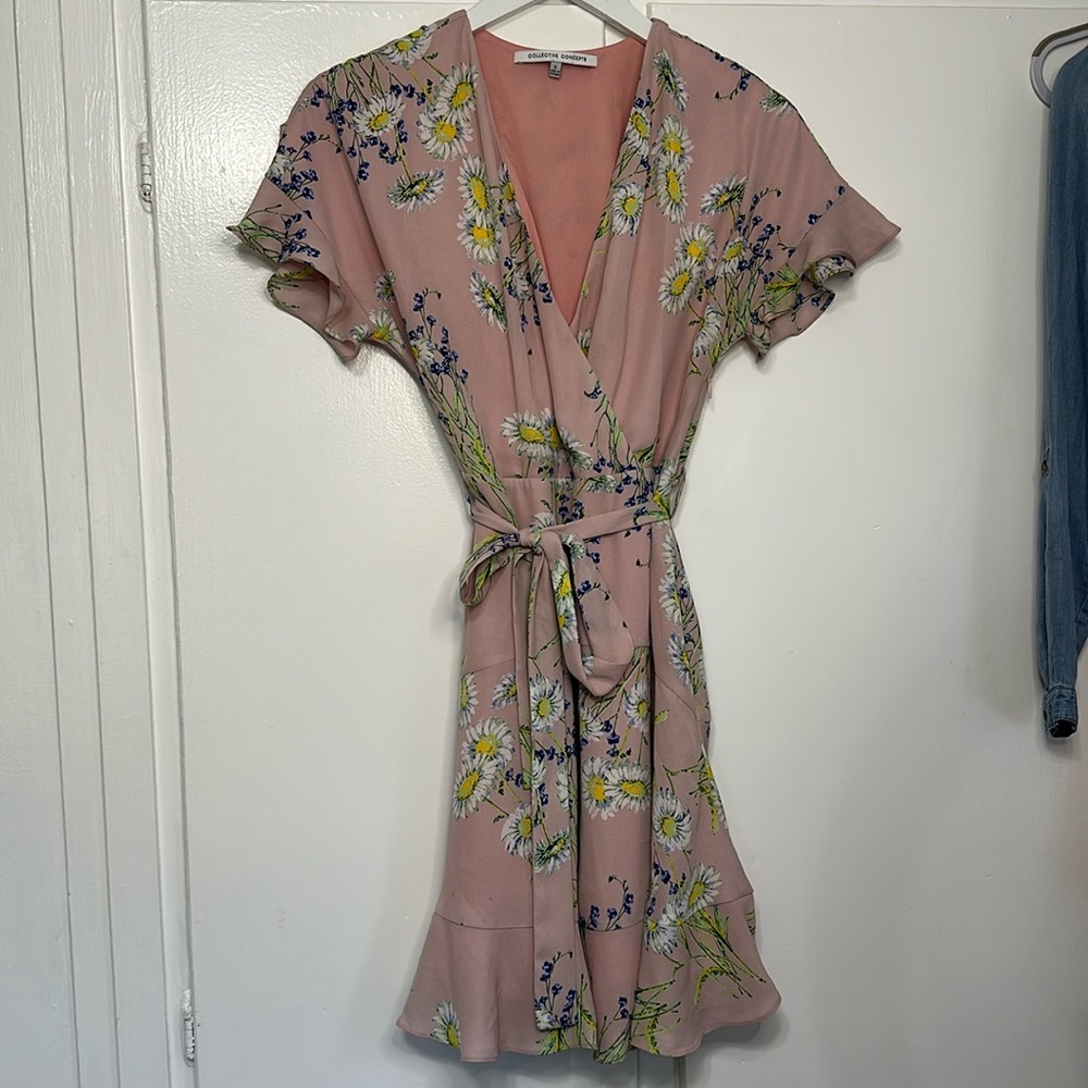 Pink Floral Dress